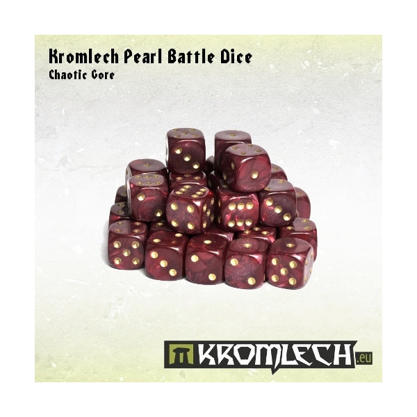 Kromlech Pearl Battle Dice 35x (12mm)