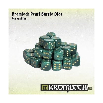 Kromlech Pearl Battle Dice 35x (12mm)