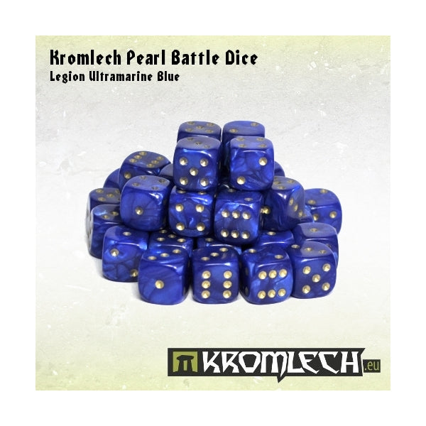 Kromlech Pearl Battle Dice 35x (12mm)