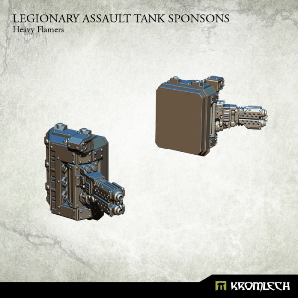 Kromlech Legionary Assault Tank Sponsons: Heavy Flamers