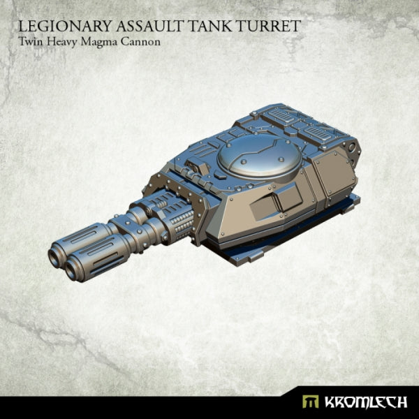 Kromlech Legionary Assault Tank Turret: Twin Heavy Magma Cannon