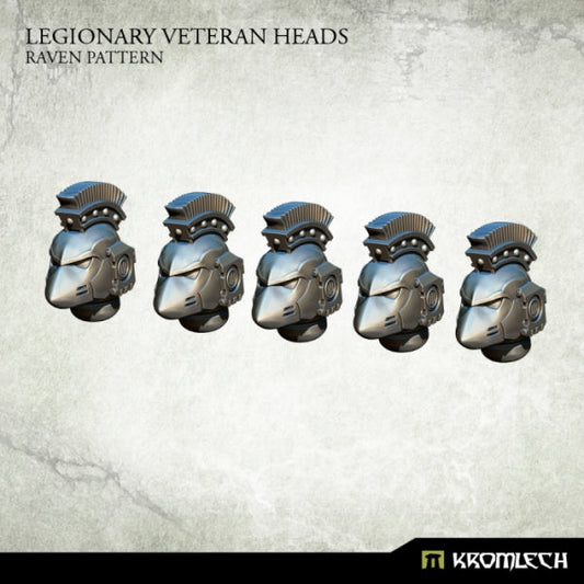 Kromlech Legionary Veteran Heads: Raven Pattern (5)