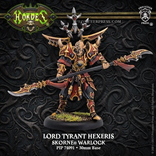 Warmachine Skorne Lord Tyrant Hexeris