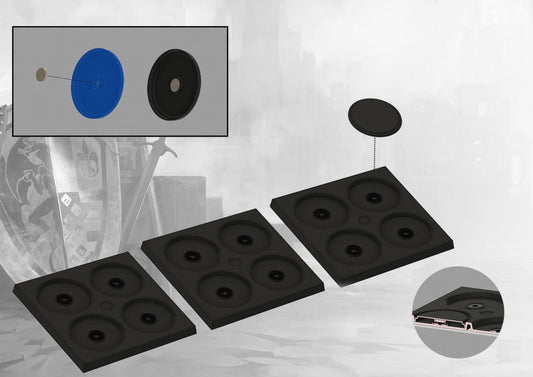 Conquest Magnetic Bases And Carriers - Infantry
