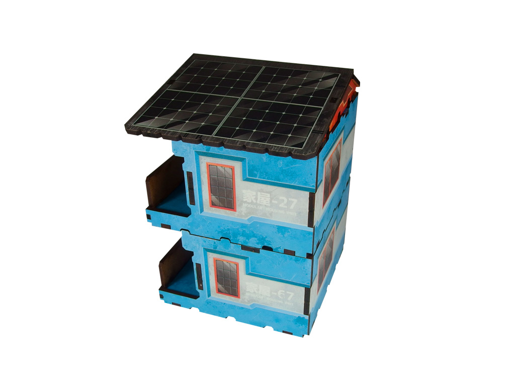 Infinity District 5 Kokkyo-3 Quarters Prepainted (Blue)