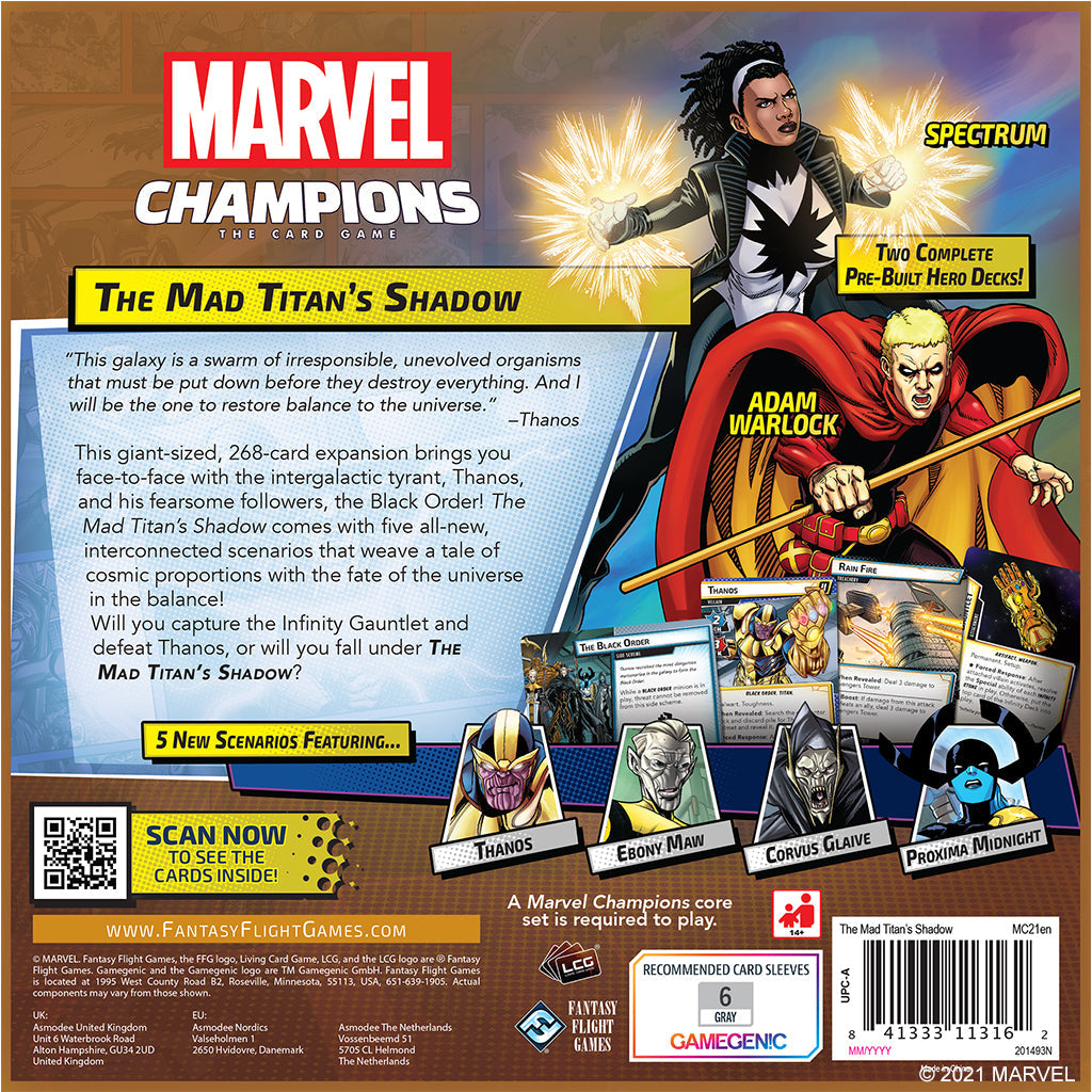 Marvel Champions: The Mad Titan's Shadow