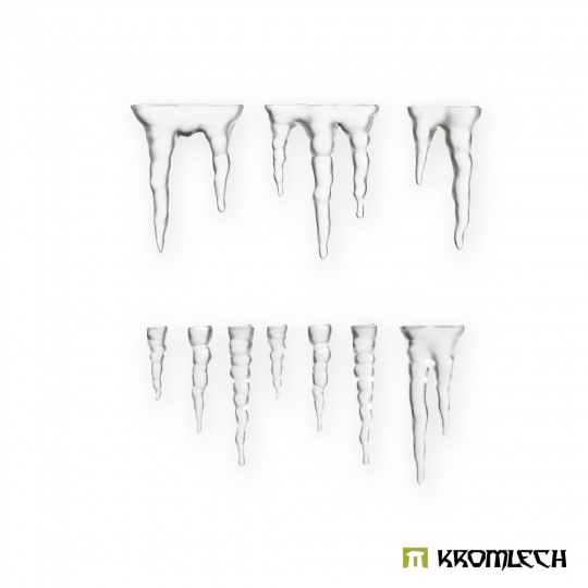 Medium Transparent Icicles (10)