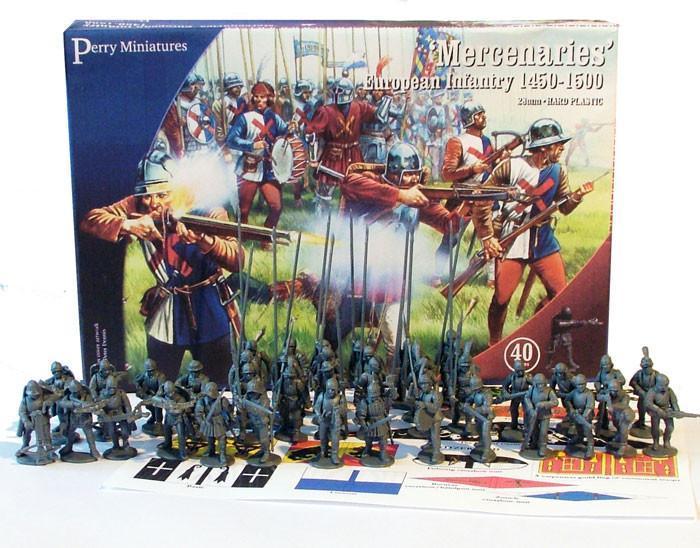 Wars of the Roses: Mercenaries - European Infantry (1450-1500) Plastic Boxed Set
