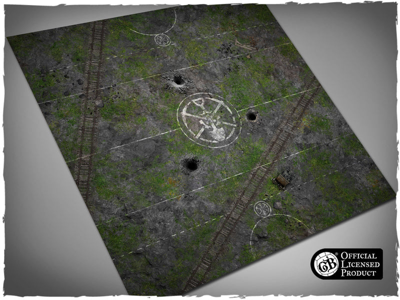 Deep-Cut Studio Game Mat - Miners Guild Ball Pitch