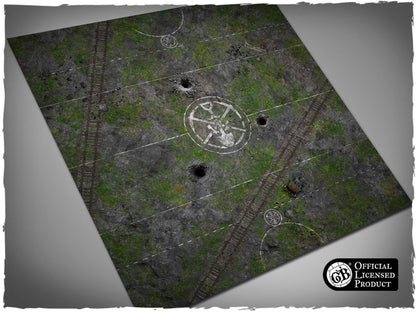 Deep-Cut Studio Game Mat - Miners Guild Ball Pitch