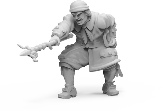 Blood & Plunder Master Gunner Character Model