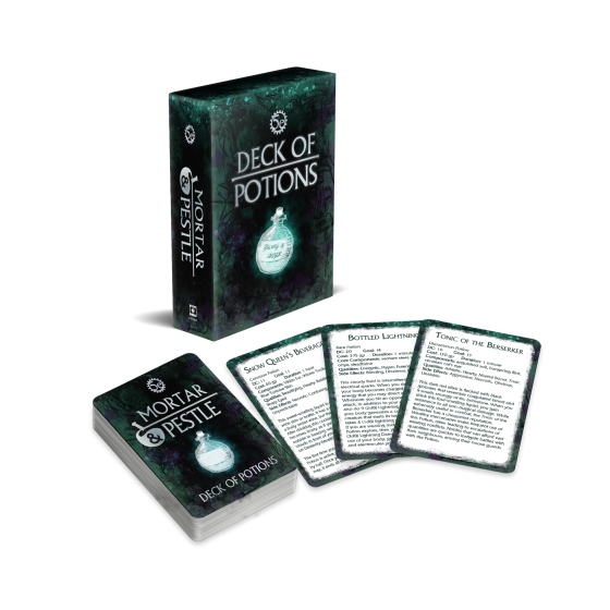 D&D Vault 5e Mortar & Pestle Potion Deck