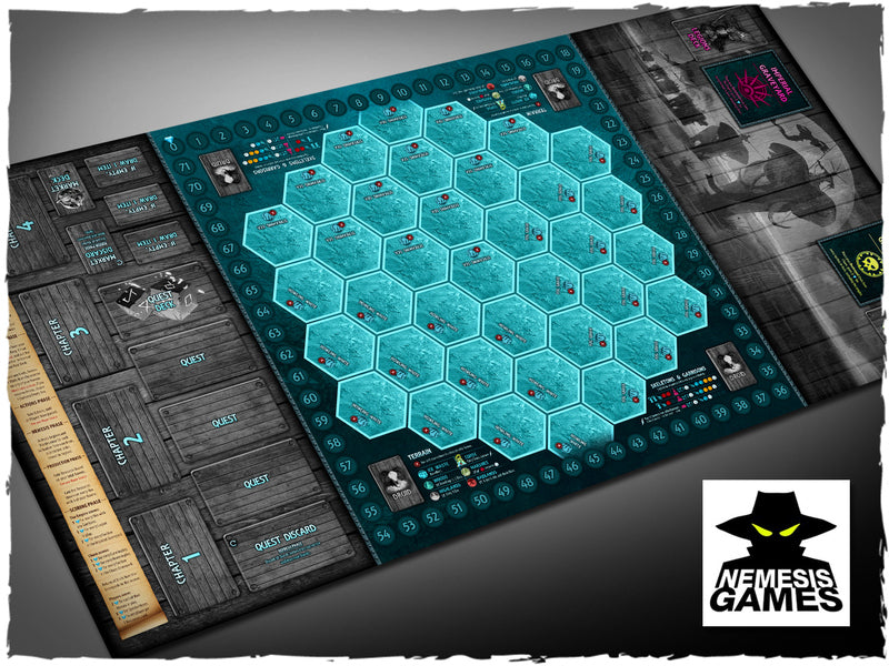 Deep-Cut Studio Game Mat – Uprising: Curse of the Last Emperor
