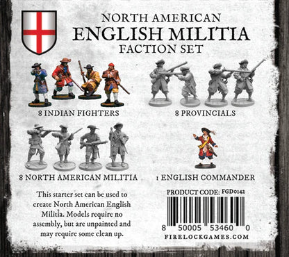 Blood & Plunder North American English Militia Faction Set