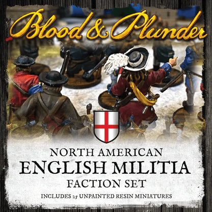 Blood & Plunder North American English Militia Faction Set