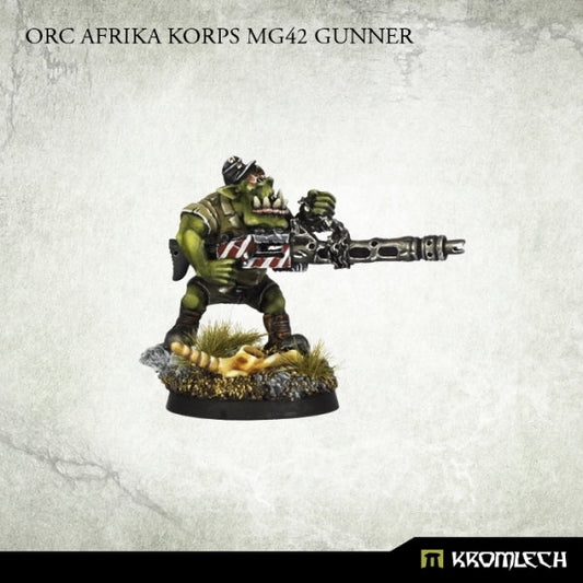 Kromlech Orc Afrika Korps MG42 Gunner