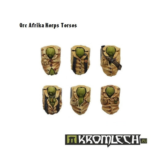 Kromlech Orc "Afrika Korps" Torsos (6)