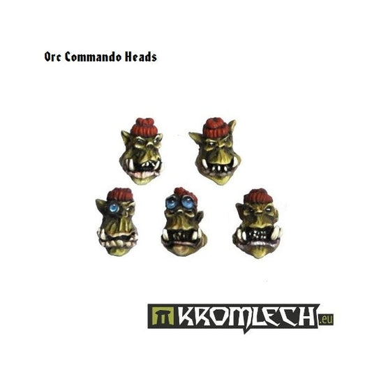 Kromlech Orc Commando Heads (10)