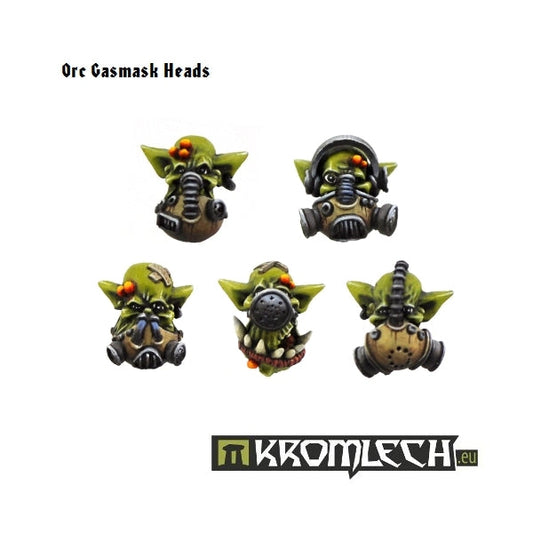 Kromlech Orc Gasmask Heads (10)