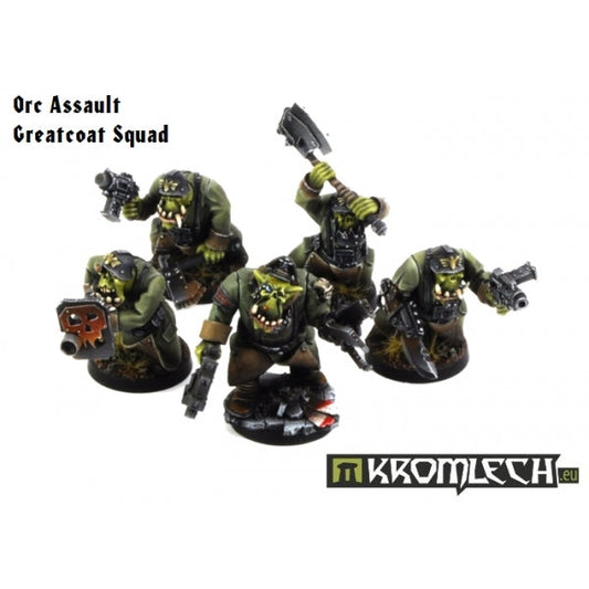 Kromlech Orc Assault Greatcoat Squad (10)