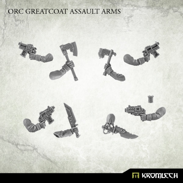 Kromlech Orc Greatcoat Assault Arms (5)