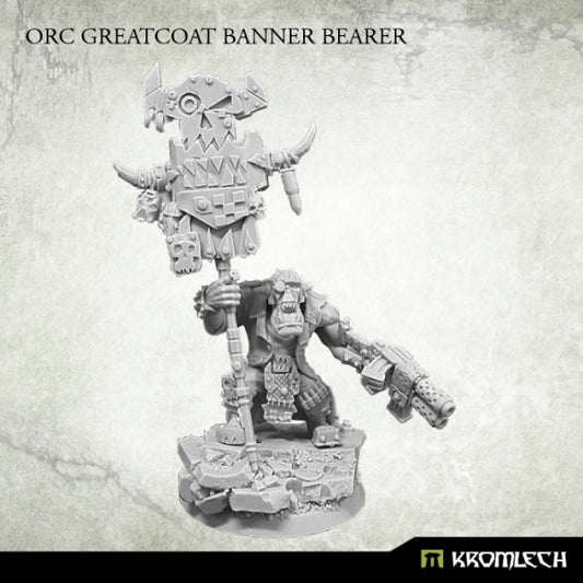 Kromlech Orc Greatcoat Banner Bearer
