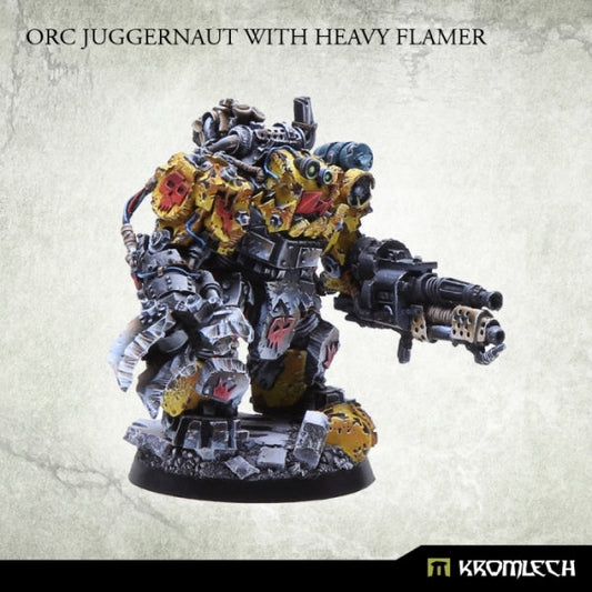 Kromlech Orc Juggernaut With Heavy Flamer