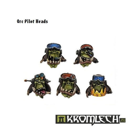 Kromlech Orc Pilot Heads (10)