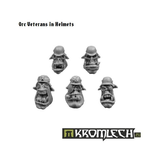 Kromlech Orc Veterans In Helmets (10)
