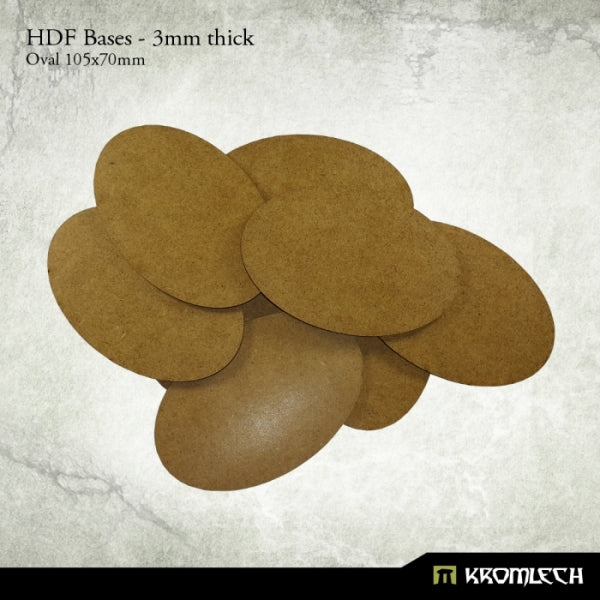Kromlech HDF Bases 3mm Thick, Oval