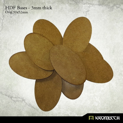 Kromlech HDF Bases 3mm Thick, Oval