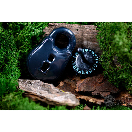 Polyhero Rogue D20 Lock & Pick Set Cold Iron