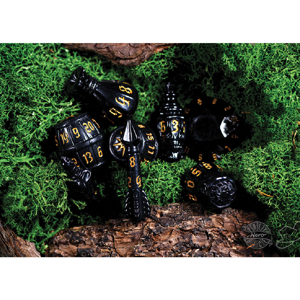 Polyhero Rogue 8 Dice Set Nightshade