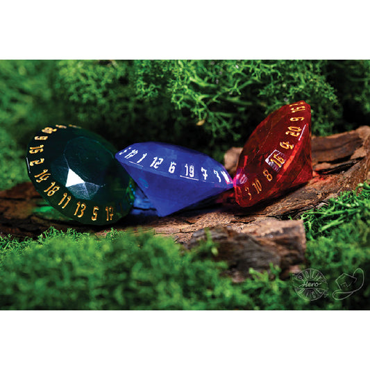 Polyhero Rogue 3D20 Gems