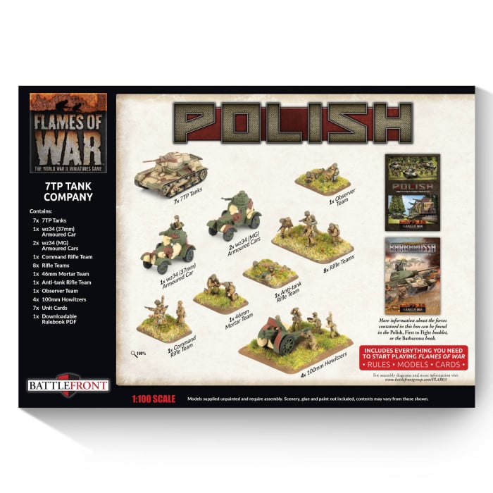 FOW Polish 7TP Tank Company Starter Force (Limited Edition)
