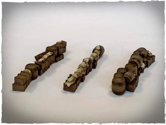 Deep-Cut Studio Prepainted Scenery - Fantasy Barricades Set