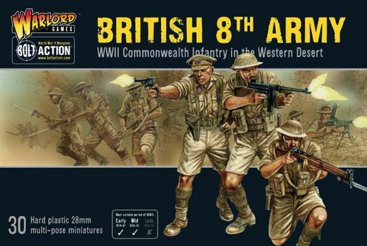 Bolt Action British 8th Army Infantry