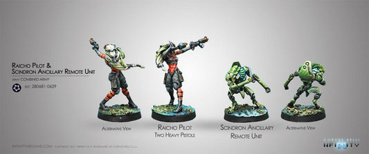 Combined Army Raicho Pilot & Scindron Ancillary Remote Unit (Combined Army TAG Pilots Set)