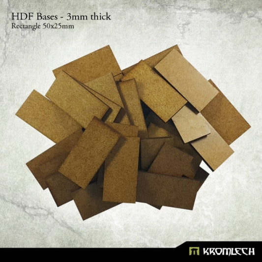 Kromlech HDF Bases 3mm Thick, Rectangle