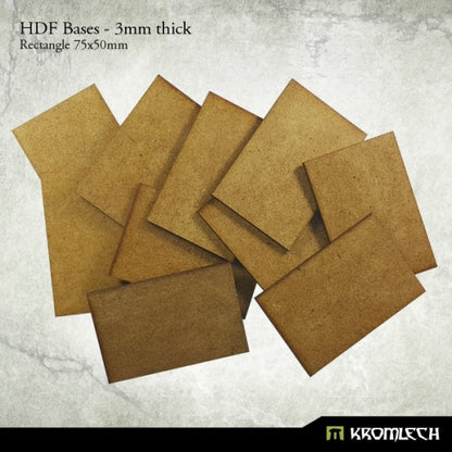 Kromlech HDF Bases 3mm Thick, Rectangle