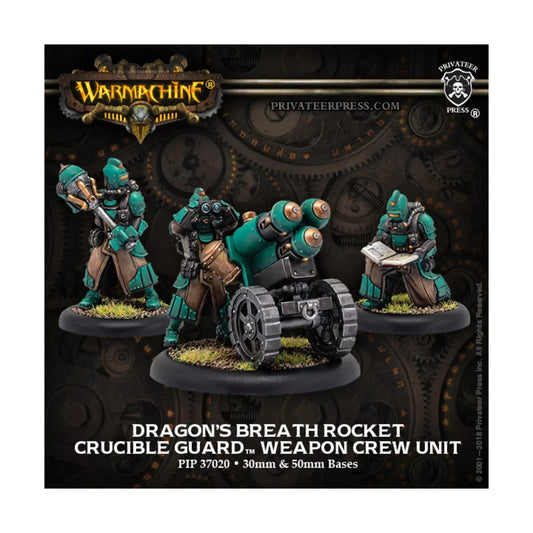 Warmachine Crucible Guard Dragons Breath Rocket