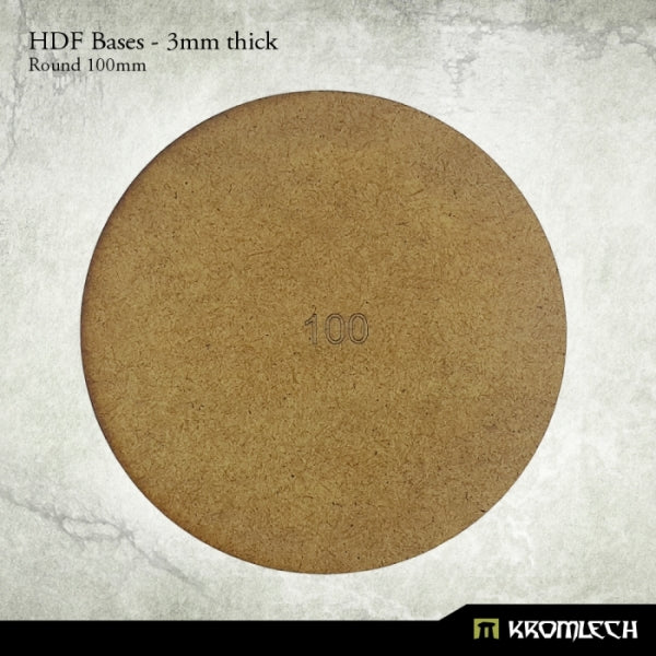 Kromlech HDF Bases 3mm Thick, Round