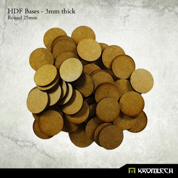 Kromlech HDF Bases 3mm Thick, Round