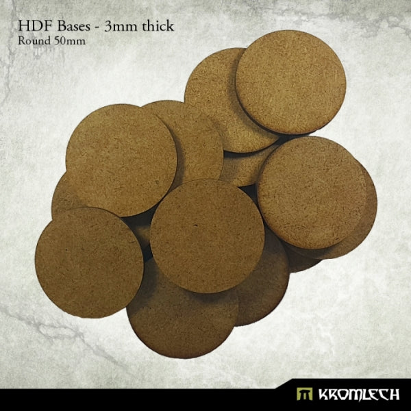 Kromlech HDF Bases 3mm Thick, Round