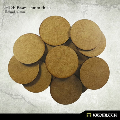 Kromlech HDF Bases 3mm Thick, Round