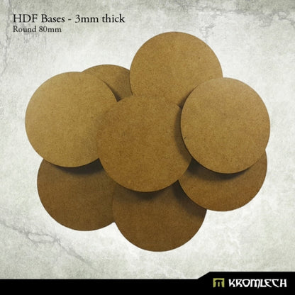 Kromlech HDF Bases 3mm Thick, Round