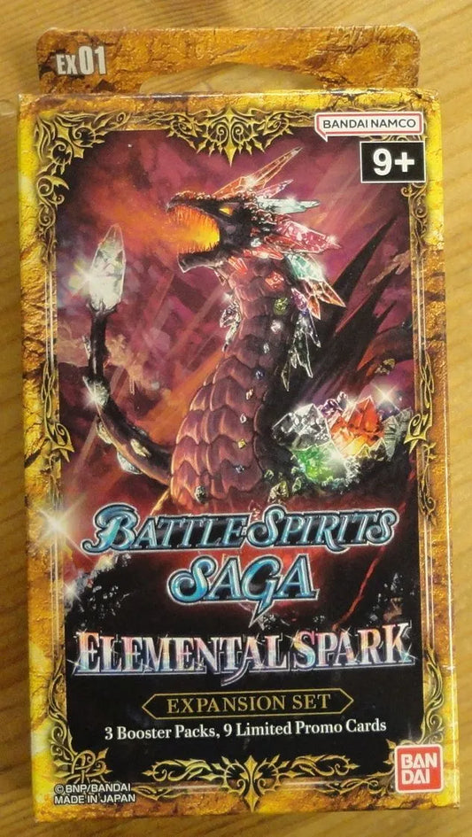 EX01 Battle Spirits Saga TCG Expansion Set: Elemental Spark Display (8)