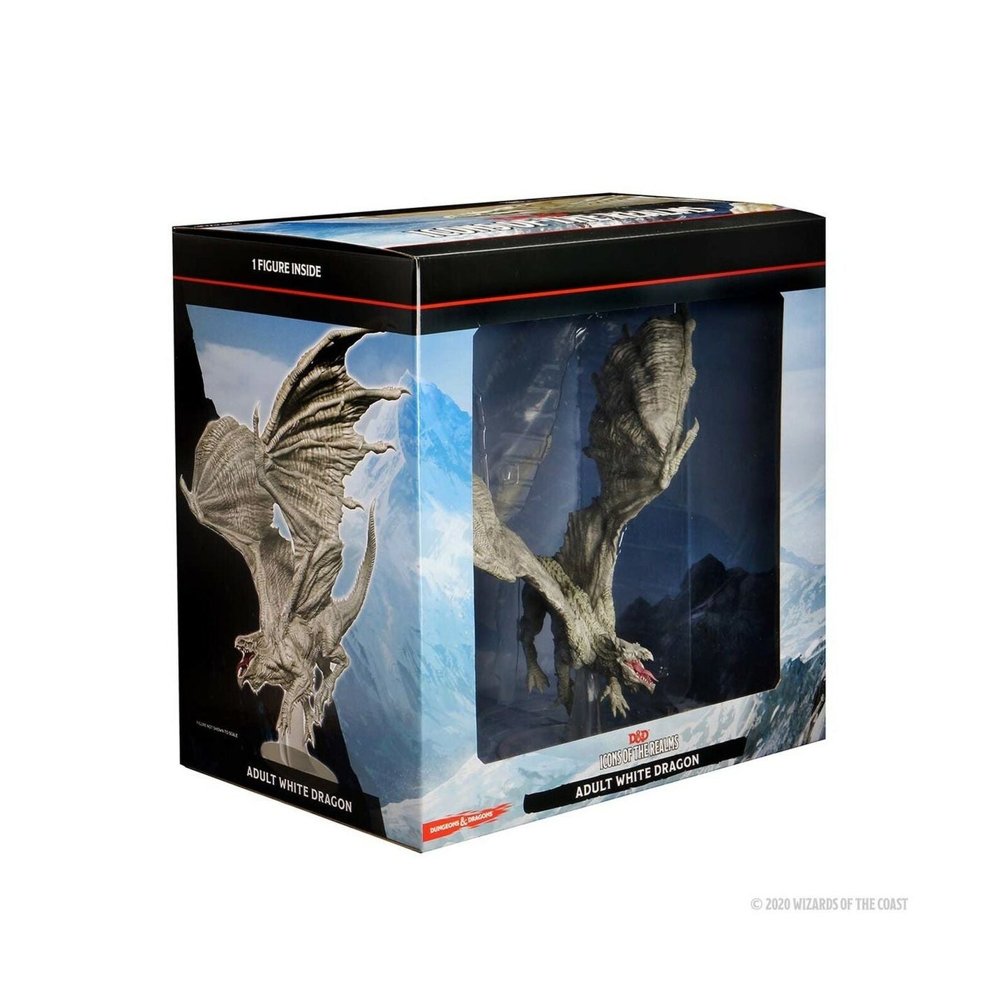 D&D Fantasy Miniatures: Icons of the Realms - Adult White Dragon Premium Figure