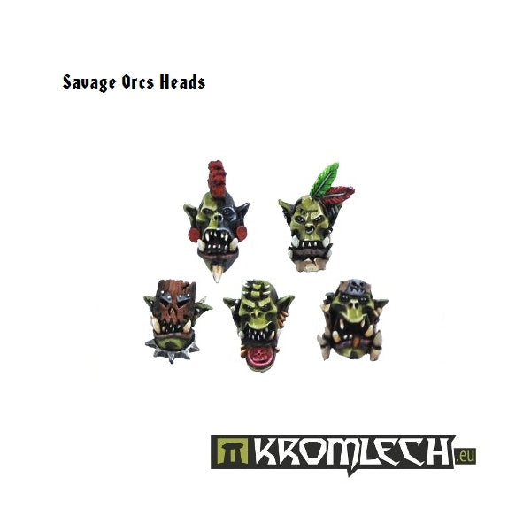 Kromlech Savage Orc Heads (10)