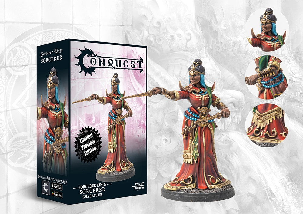 Conquest Sorcerer Kings Limited Edition Preview Sculpt - Sorcerer